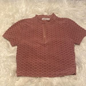 Dusk pink crop top